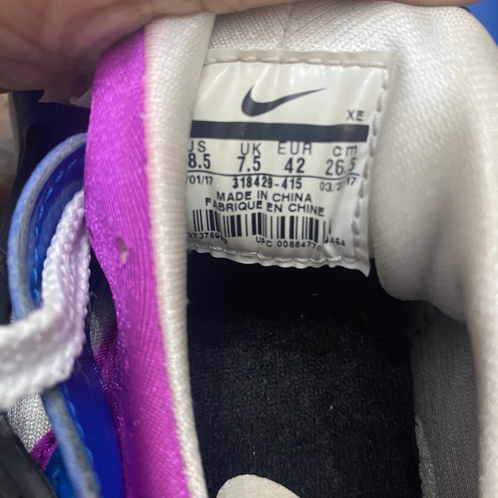 Nike Air Huarache Womens Sneakers Blue Purple White Black Running Shoes - Picture 9 of 11